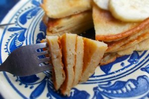 Pancakes cu banane