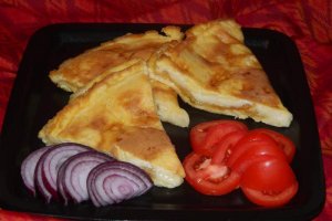 Omleta quarto formaggi