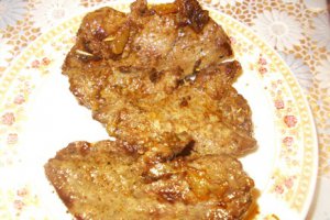Ficat de porc cu ceapa