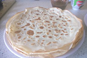 Clatite cu ciocolata