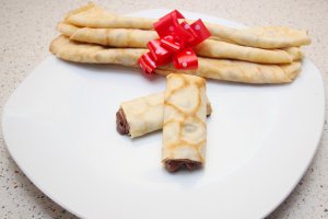 Clatite cu ciocolata