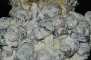 Pui cu smantana si castraveti murati