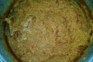 Zacusca de fasole cu ardei copt