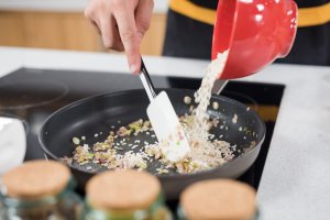 Risotto cu ciuperci, ghimbir si parmezan Delaco