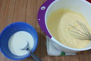 Cheesecake simplu cu ciocolata alba-Cheesecake japonez