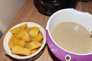 Piept de rata cu cartofi in sos de mere la slow cooker Crock-Pot 4,7 L