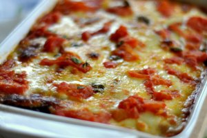 Vinete cu mozzarela la cuptor