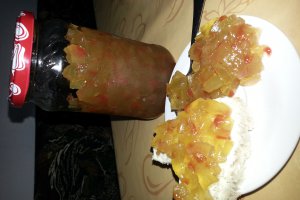 Dulceata din coji de lubenita (pepene rosu)