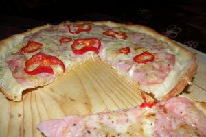 Tarta cu cascaval,sunca si branza pufoasa Delaco