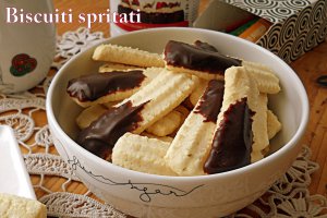 Biscuiti spritati, fara zahar