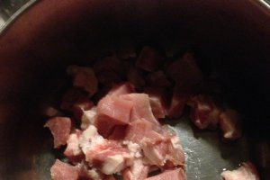 Orez cu carne de porc si conopida