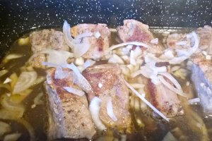 Costite de porc lipicioase