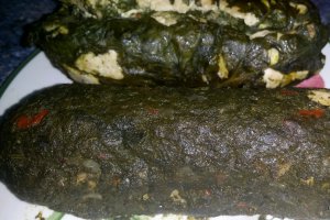Rulada de curcan cu spanac