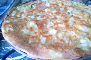 Fritatta cu ceapa verde si cartofi