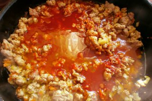 Lasagna cu carne tocata de porc