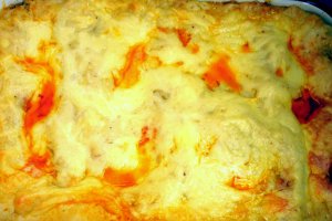Lasagna cu carne tocata de porc