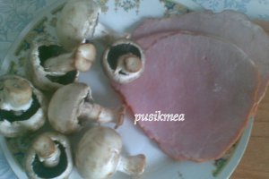Tortellini cu sunculita si ciuperci