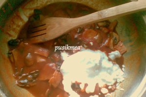 Tortellini cu sunculita si ciuperci