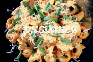 Tortellini cu sunculita si ciuperci