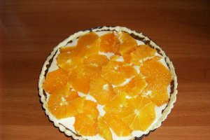 Tartă cu portocale și ciocolată