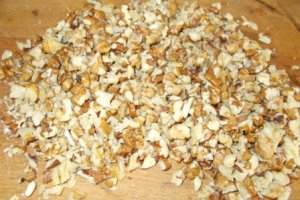 Negresa cu crema de branza si merisoare