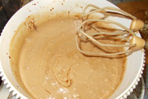 Negresa cu crema de branza si merisoare