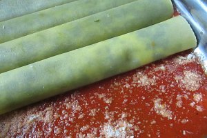 Cannelloni cu ricotta si spanac