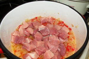 Papricas de porc cu galuste