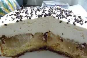 Tort de mere cu crema de mascarpone