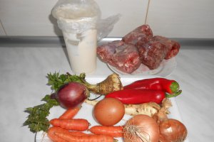 Ciorba a la grec cu gat de curcan
