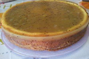 Cheescake cu jeleu de kiwi