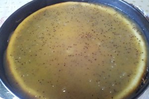 Cheescake cu jeleu de kiwi