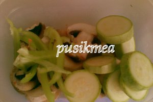Fleica  cu legume la cuptor