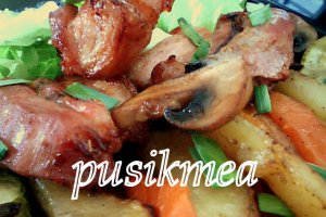 Fleica  cu legume la cuptor