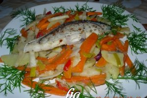 Rechin cu legume la steamer