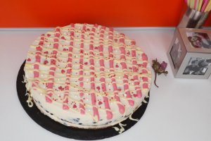Tort cu fructe, frisca si mascarpone
