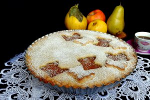 Tarta cu fructe de toamna