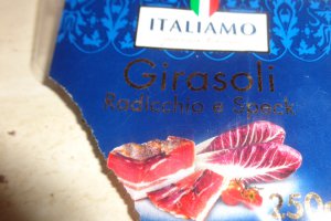 Girasoli cu ceafa afumata si mozzarella