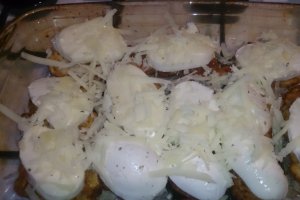 Snitel de pui cu mozzarella