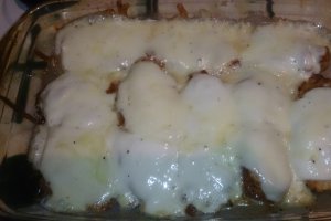 Snitel de pui cu mozzarella