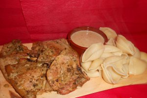 Cotlet de porc la oala de lut