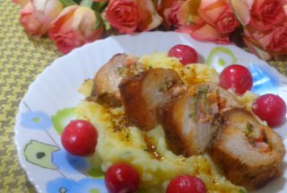 Piept de pui umplut