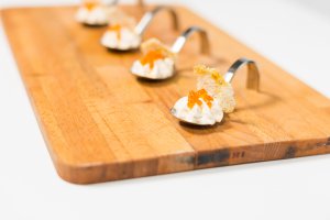 Mousse de somon cu crema de branza Delaco