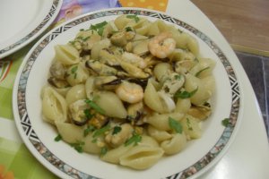 Paste cu fructe de mare