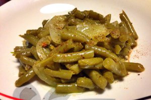 Fasole verde pastai in sos de unt