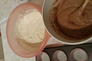 Briose cu crema de branza