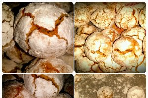 Biscuiti Amaretti cu piure de castane