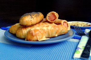 Rulouri hot-dog