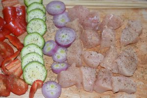 Frigarui de pui la grill