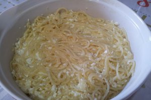 Budinca de paste cu branza dulce